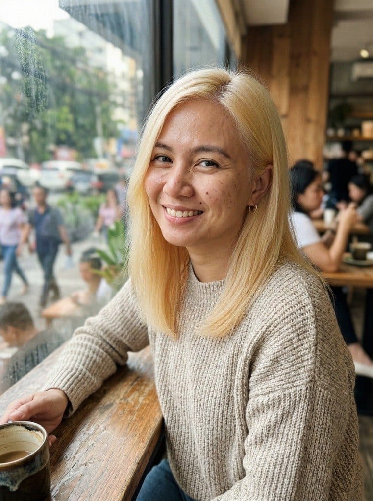 AI Hair Color Changer example