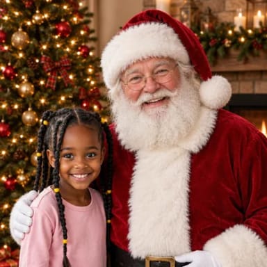 With Santa