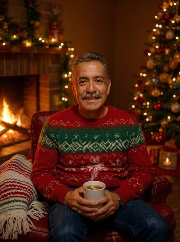 AI Christmas Photo Generator example