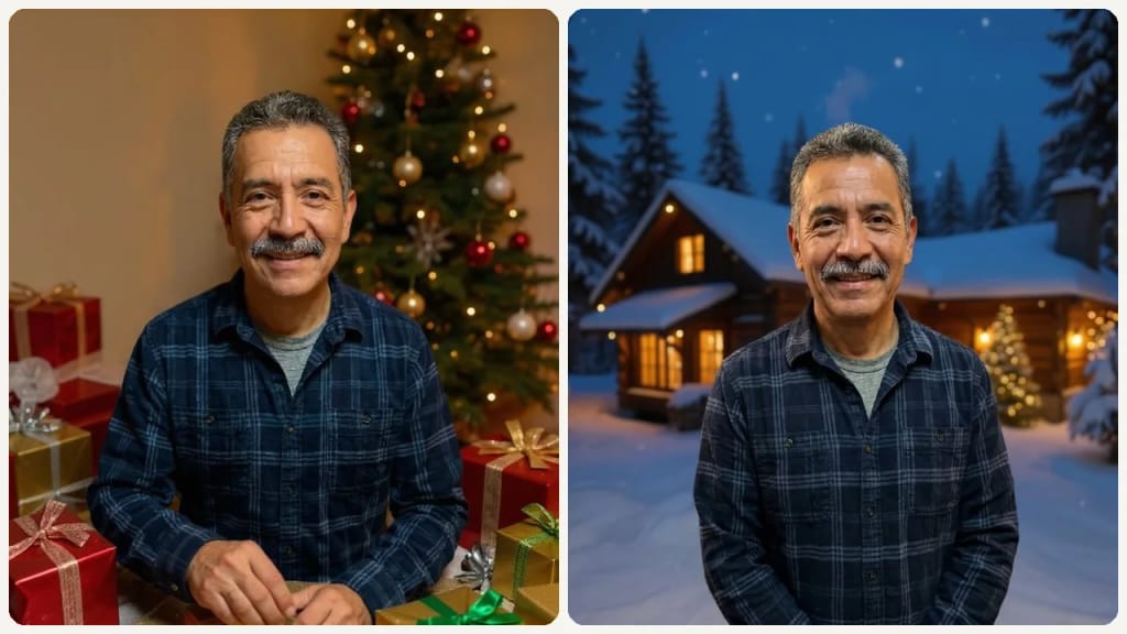 AI Christmas Photo Generator use case - Kids With Santa