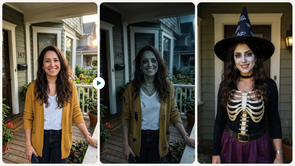 AI Halloween Photo Generator use case - Personal Halloween Portraits