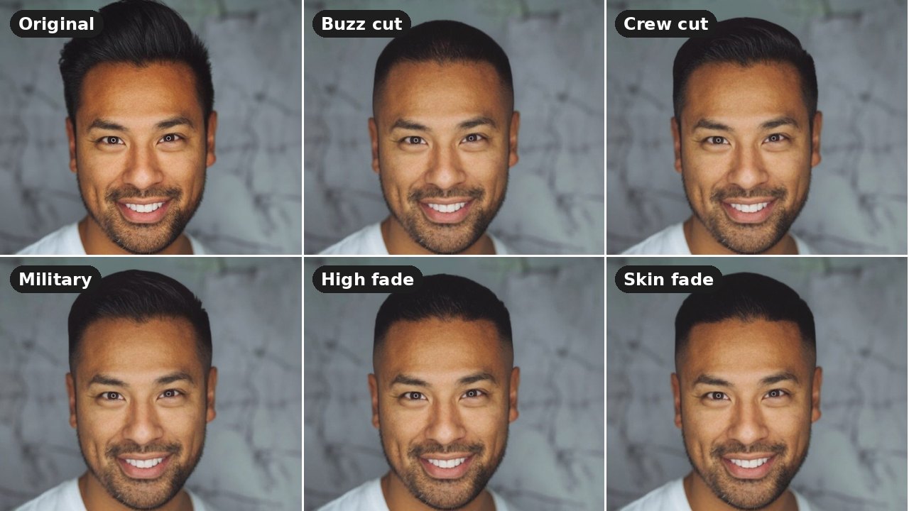 Buzz Cut vs Crew Cut vs Fade: 5 Short Haircuts on the Same Face