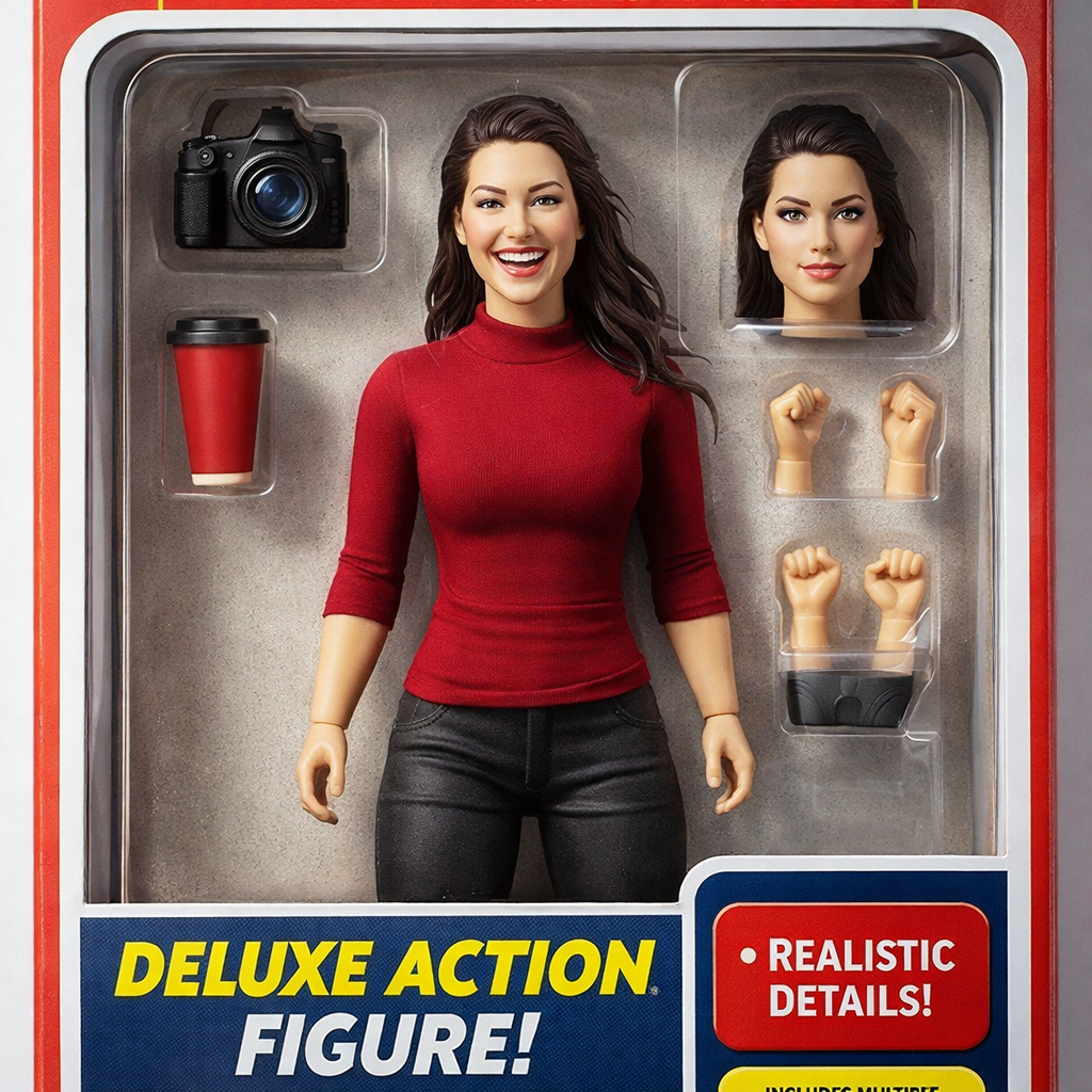 AI Action Figure Generator example result after