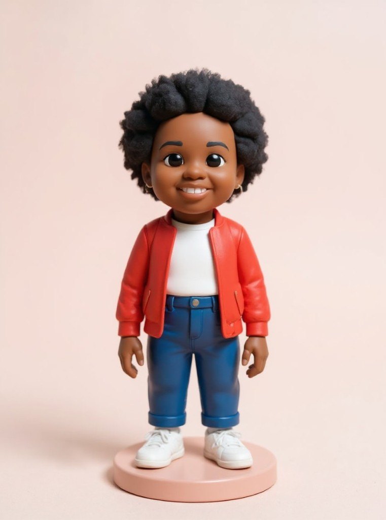AI result in POP Mart style - Free AI Action Figure Generator