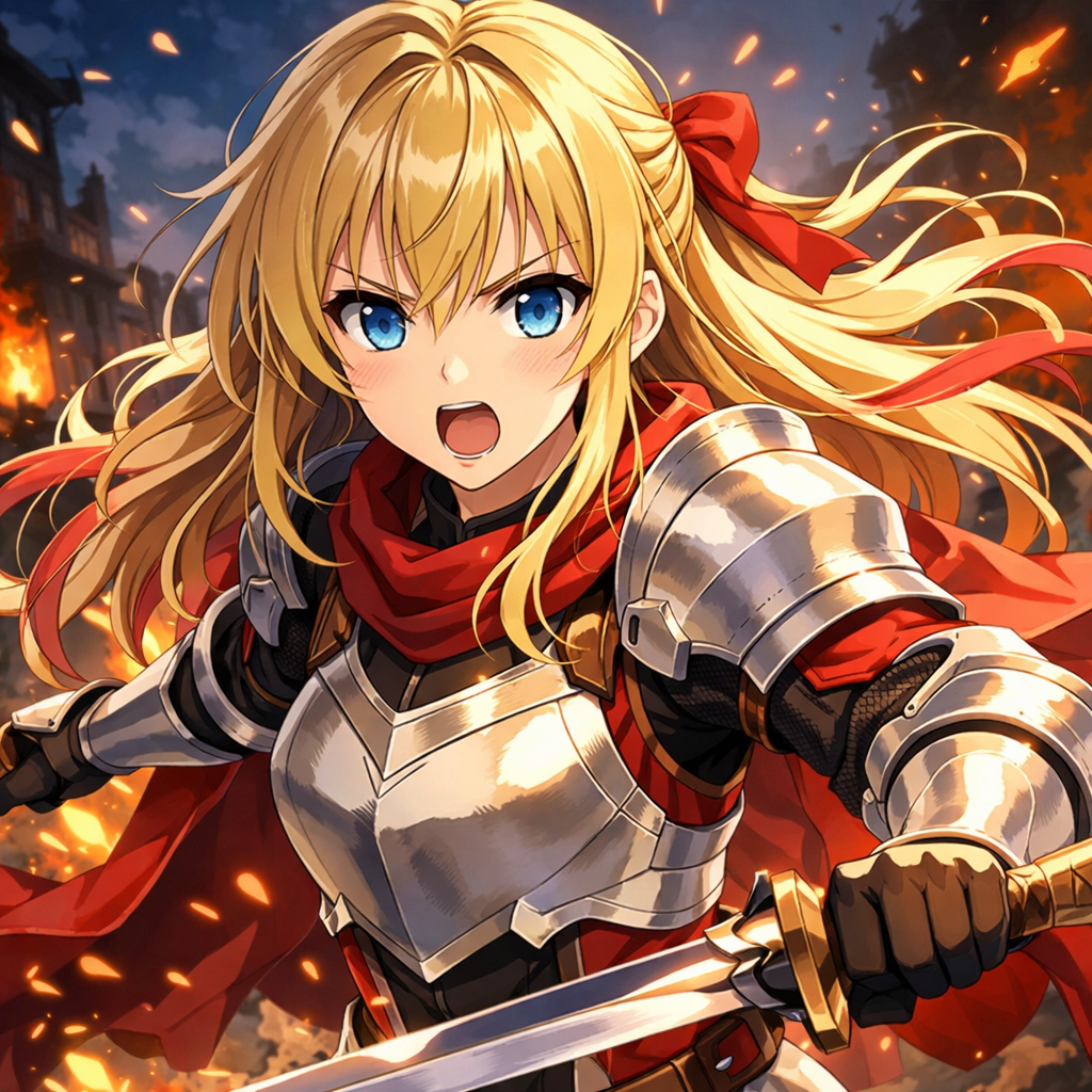 AI Anime Generator example result after