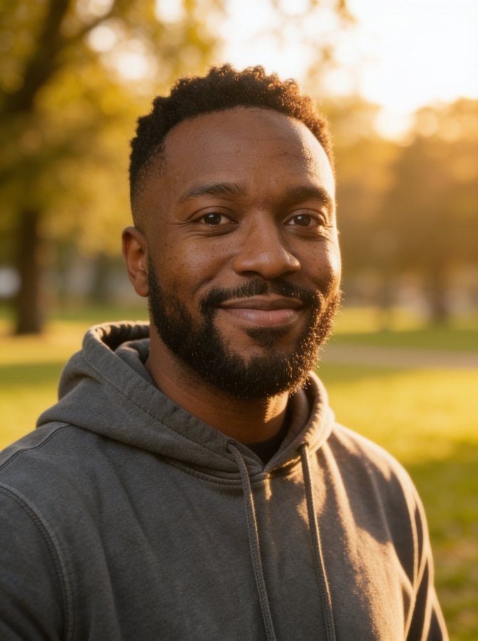 AI result in Outdoors style - AI Dating Profile Photo Generator