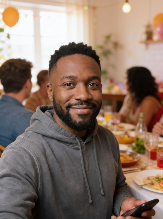 AI result in Social-Proof style - AI Dating Profile Photo Generator