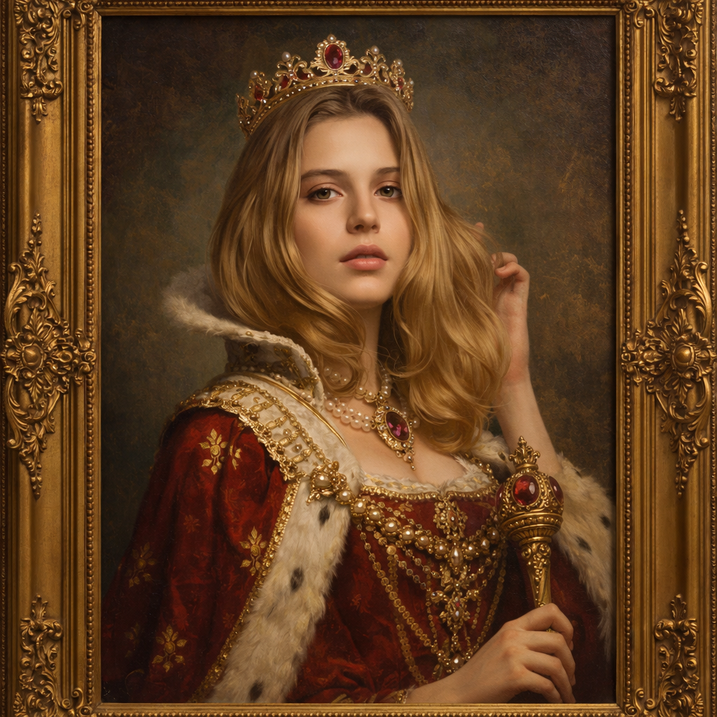 AI Pet Portrait Generator example result after