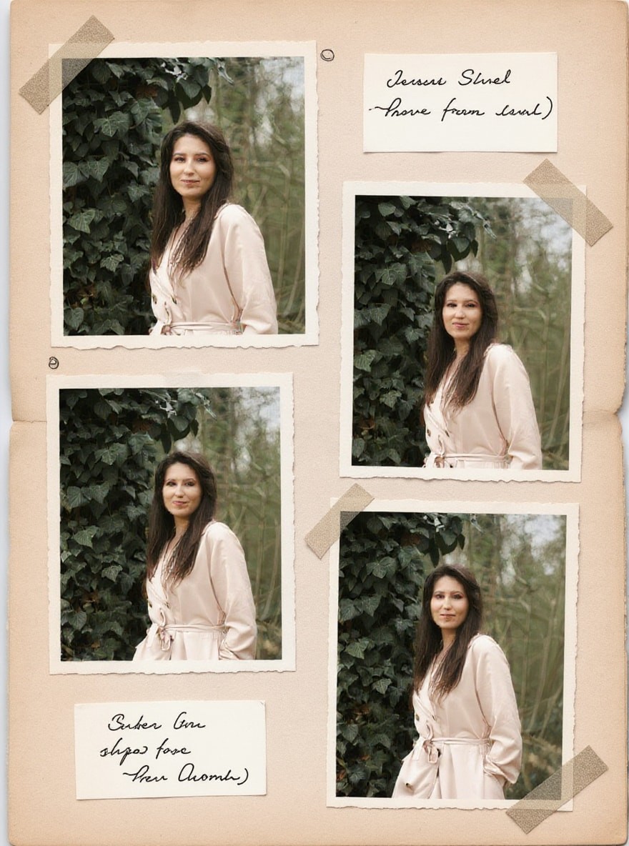AI result in Scrapbook style - AI Photo Collage Maker