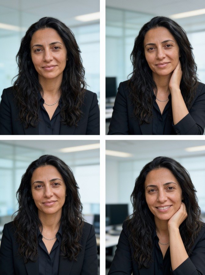 AI result in Business style - AI Photo Grid Maker
