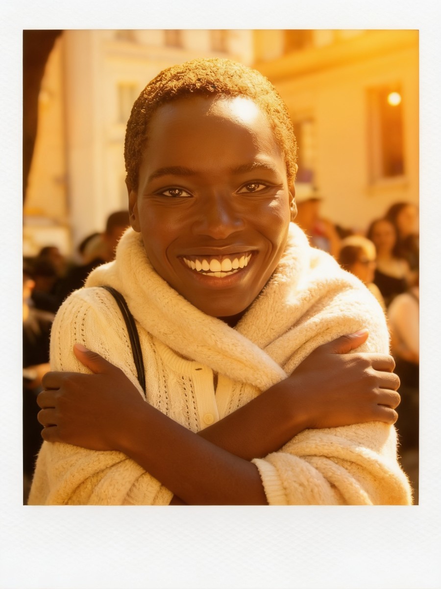 AI result in Warm Embrace style - AI Polaroid Photo