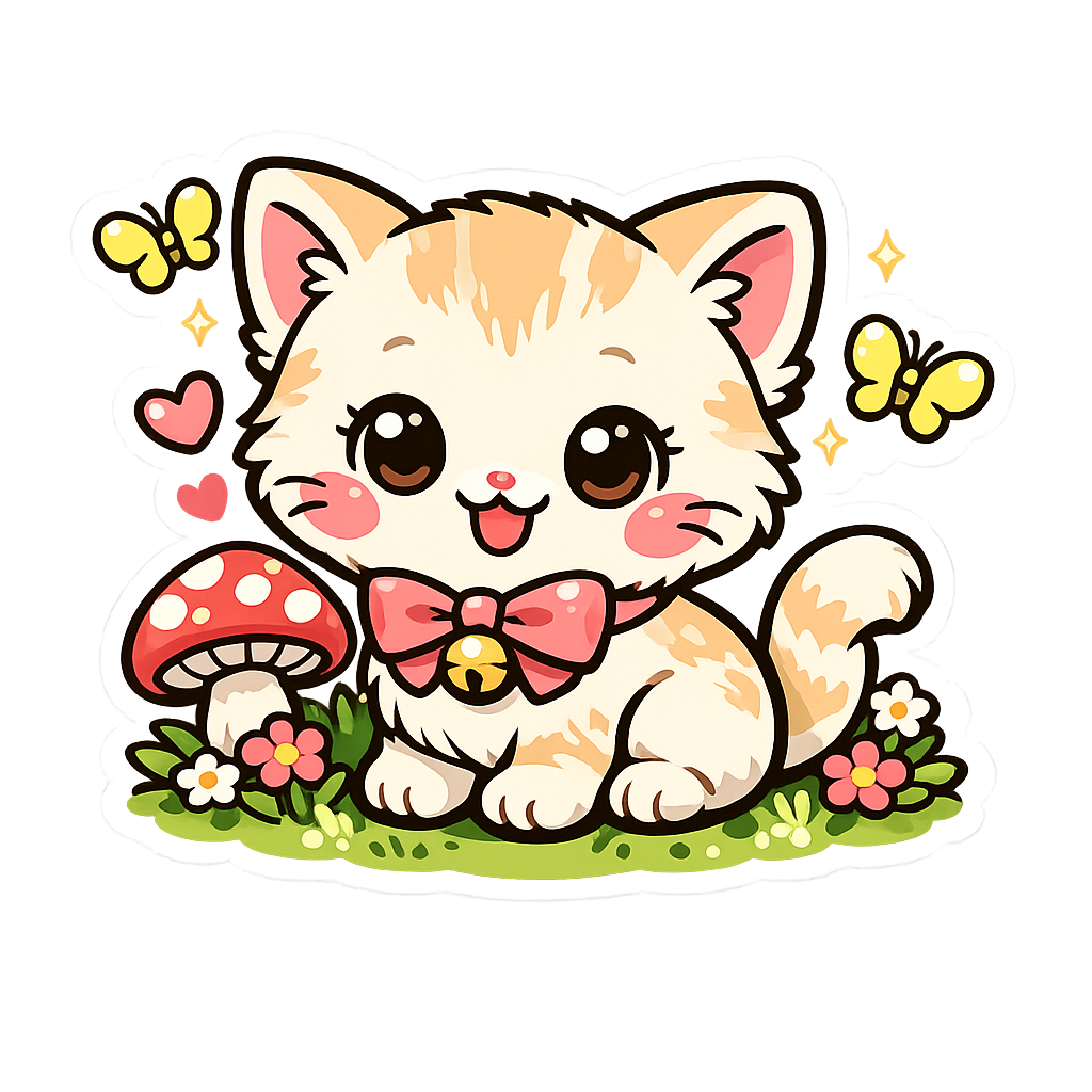 AI Sticker Generator example result after