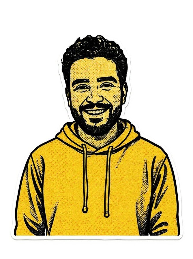 AI result in Texture Comic style - AI Sticker Generator