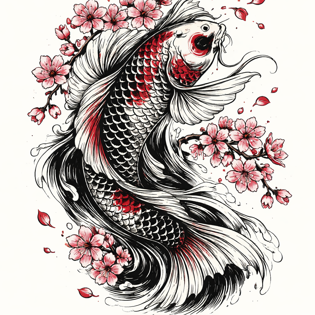 AI Tattoo Generator example result after