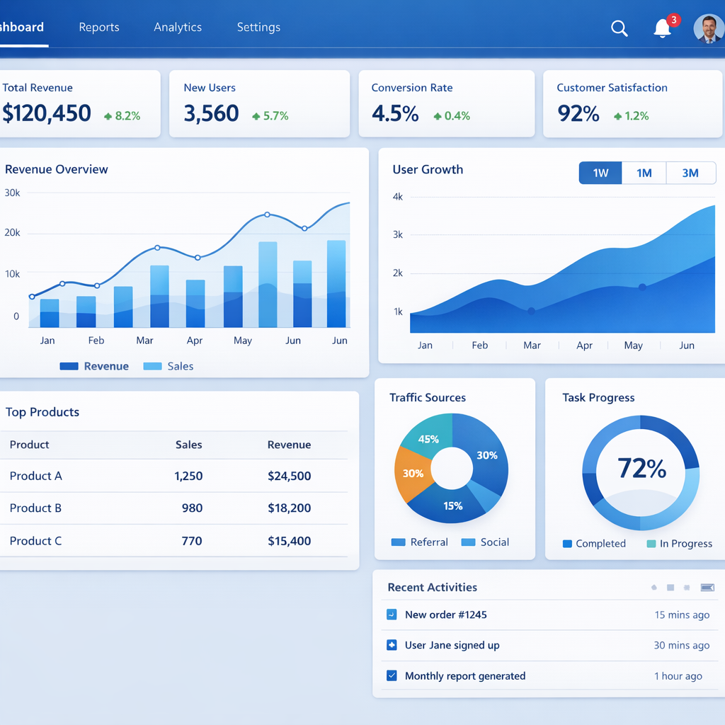 AI Visual example result after