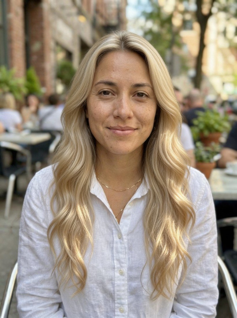 AI result in Beige Blonde style - Blonde Hair Filter
