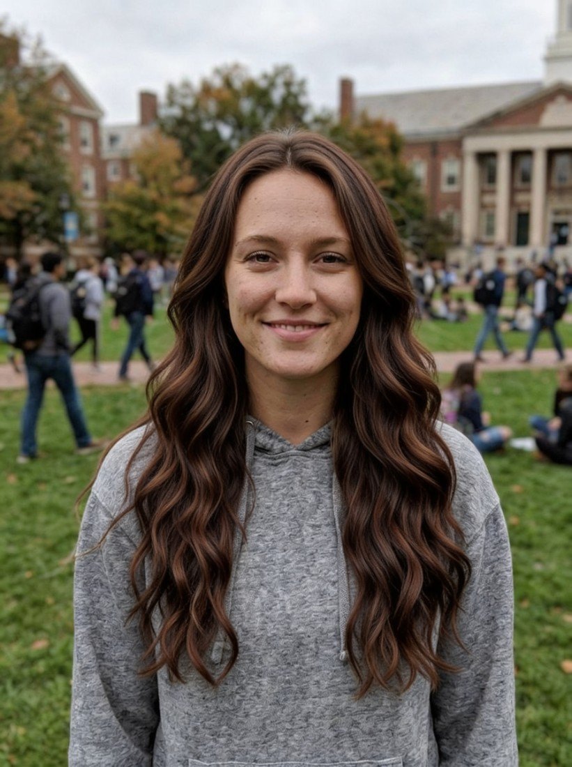 AI result in Chestnut style - Brown Hair Filter