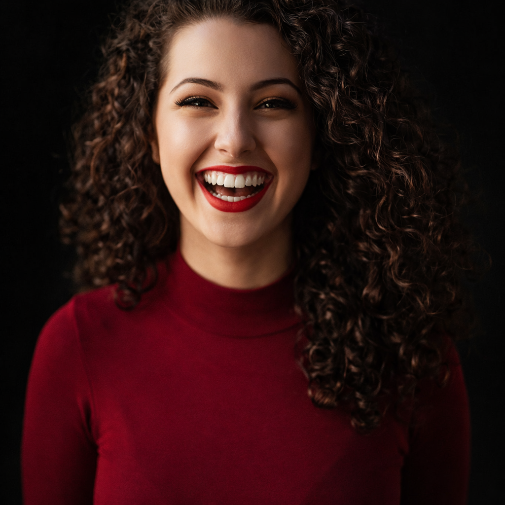 See Curly Hair on Your Photo Before Styling example result after