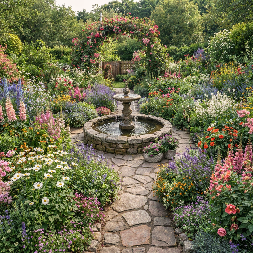 Garden Design Generator example result after