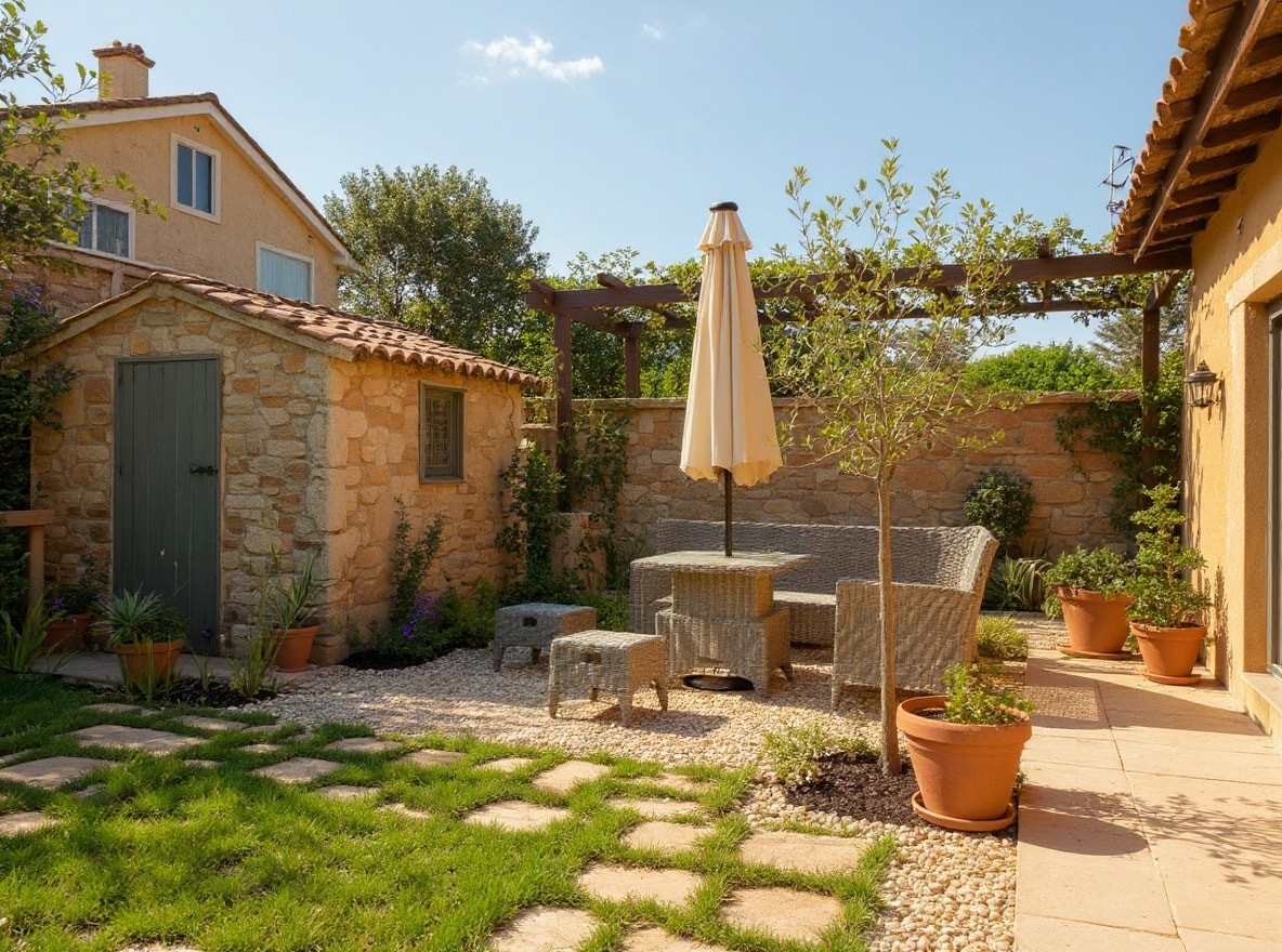 AI result in Mediterranean style - AI Garden Design