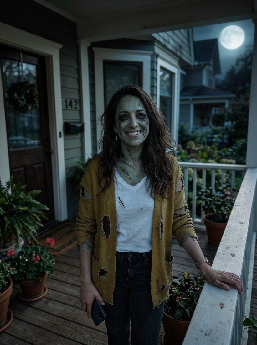 AI result in Zombie style - AI Halloween Photo Generator