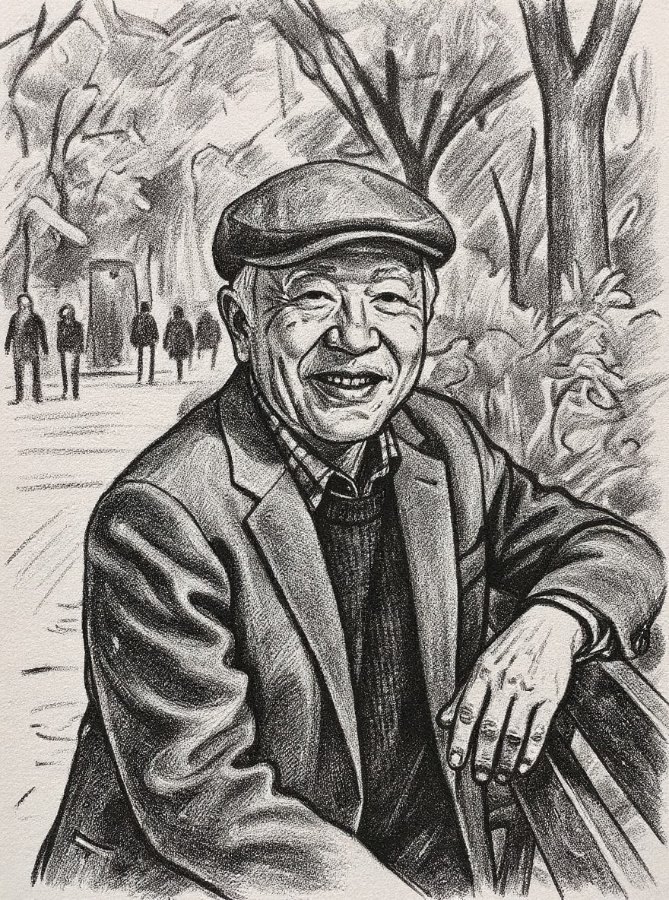 AI result in Charcoal Sketch style - Photo to Sketch Converter