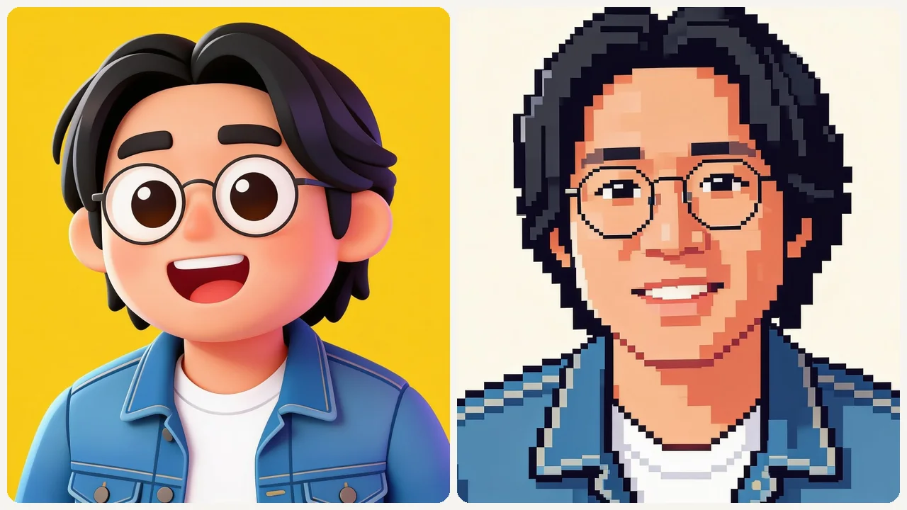 Free AI Avatar Generator use case - Social Media Branding