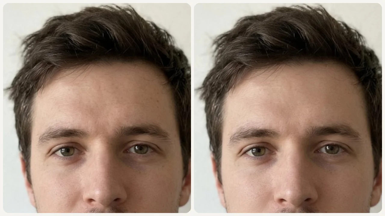 AI Blemish Remover use case - Pre-Interview Selfie Cleanup