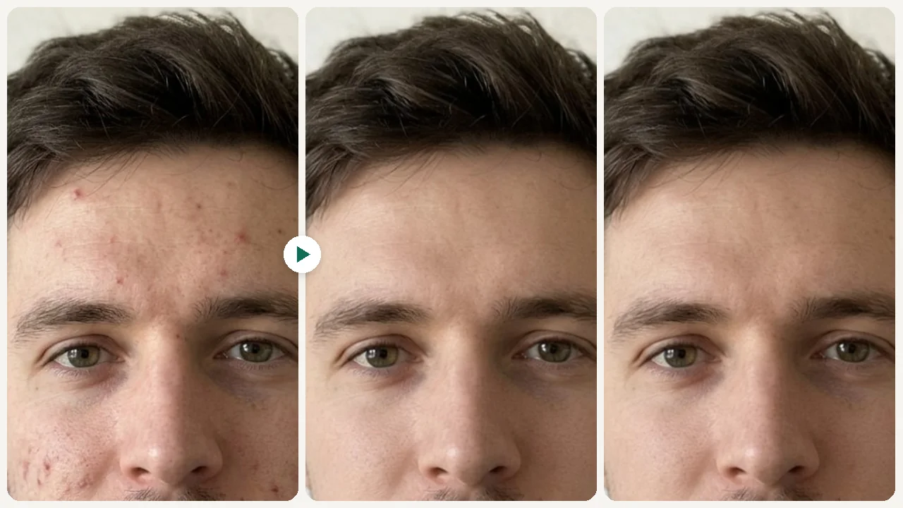 AI Blemish Remover use case - Corporate Headshot Retouching