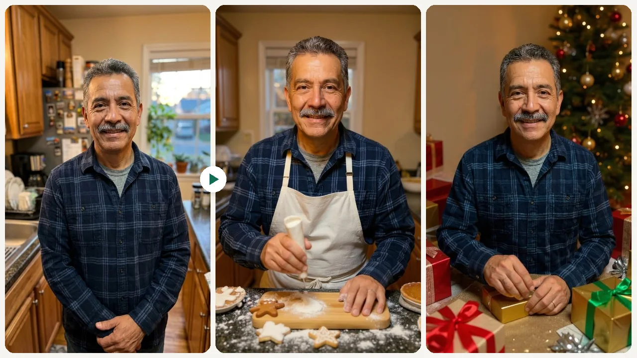 AI Christmas Photo Generator use case - Personalized Family Holiday Cards