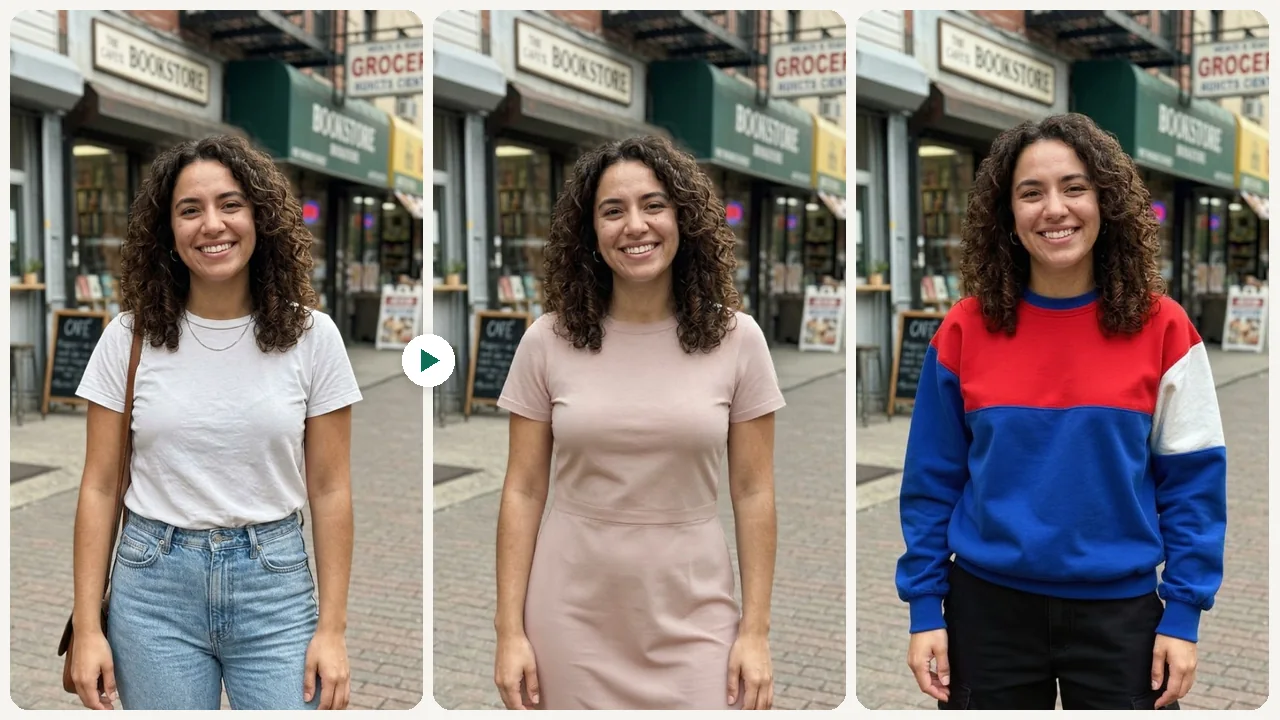 AI Clothes Changer use case - Professional Profile Upgrade