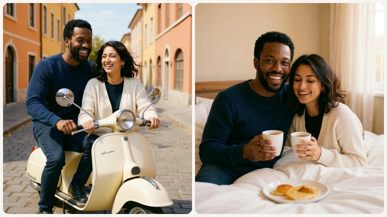 AI Couple Photo Maker use case - Holiday and Seasonal Cards