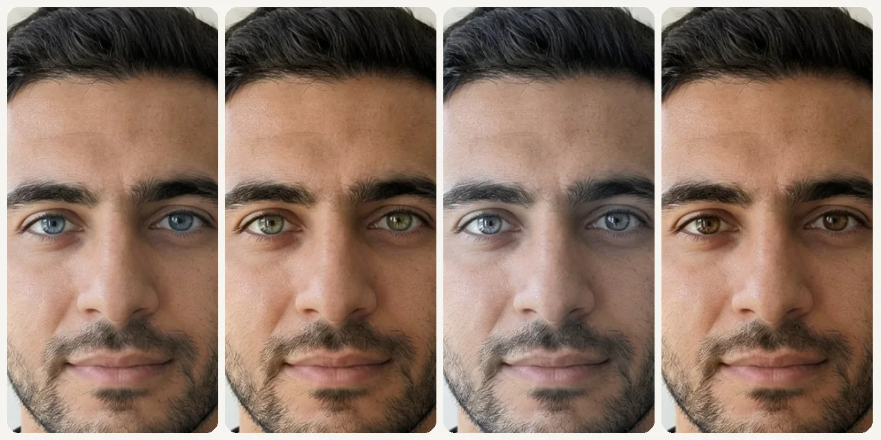 AI Eye Color Changer use case - Photography and Content Creation