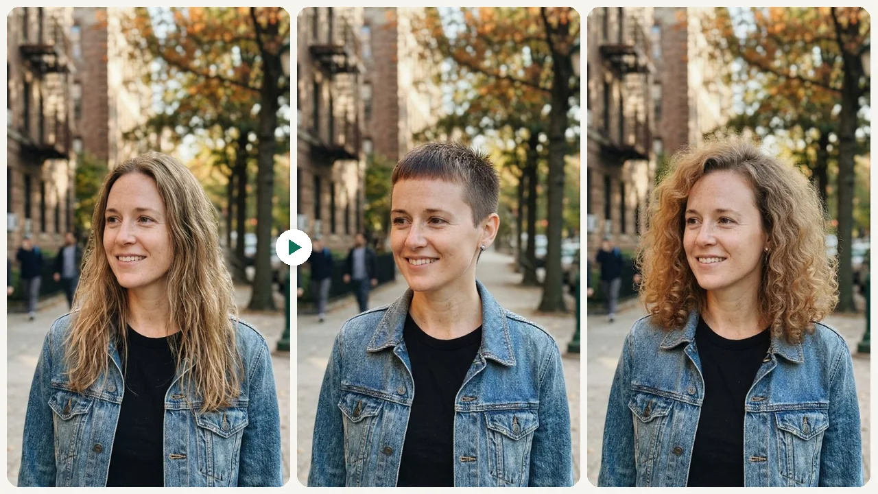 AI Hairstyle Changer use case - Before a Salon Visit