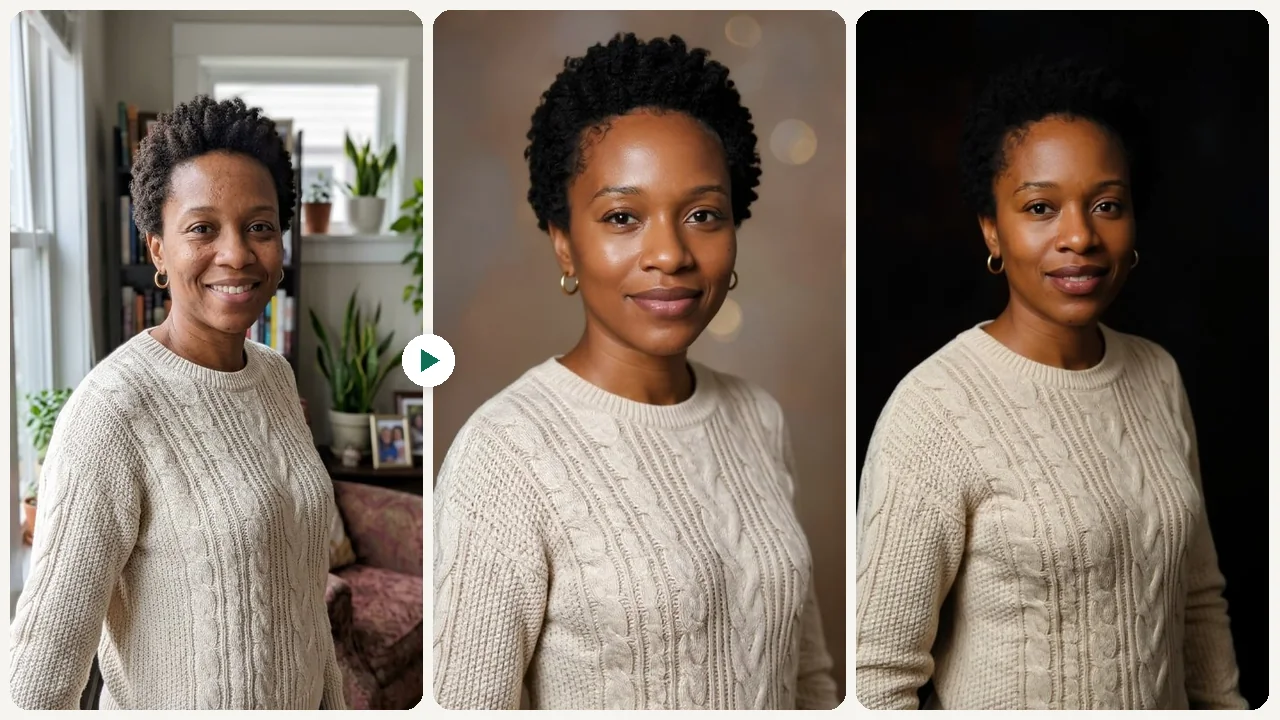 AI Portrait Generator use case - Professional Profile Refresh