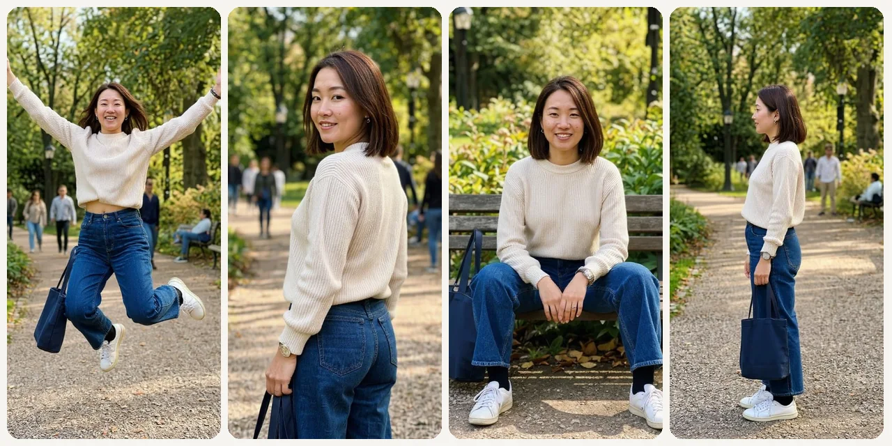 AI Pose Generator use case - Speaker and Bio Photos