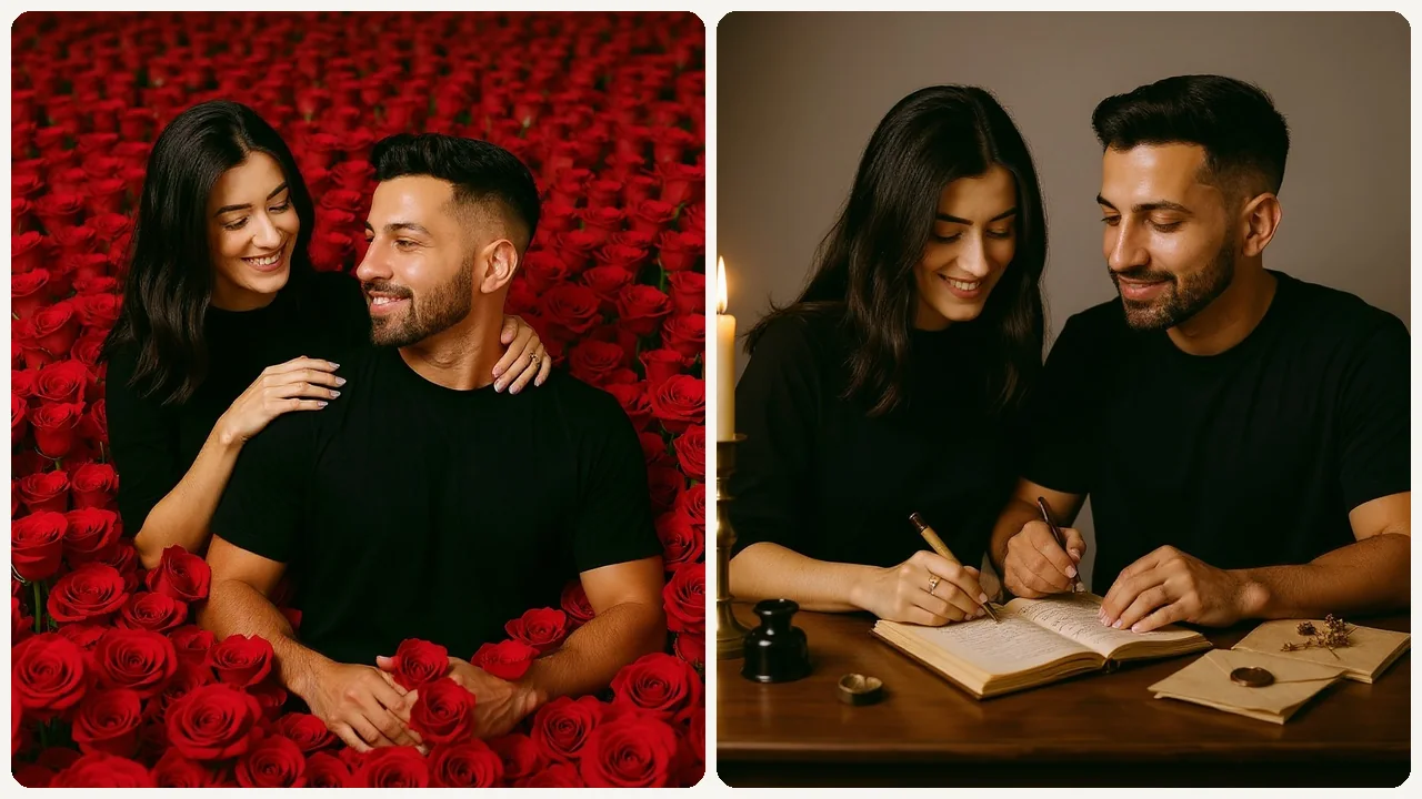 AI Valentines Day Photoshoot use case - Bridge Long-Distance Gaps