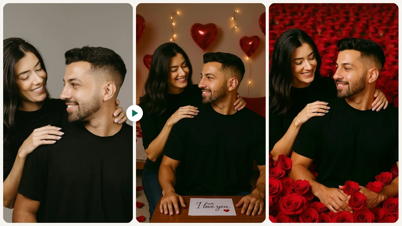 AI Valentines Day Photoshoot use case - Create Romantic Keepsakes