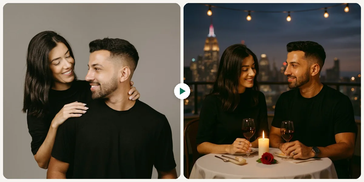 AI Valentines Day Photoshoot overview