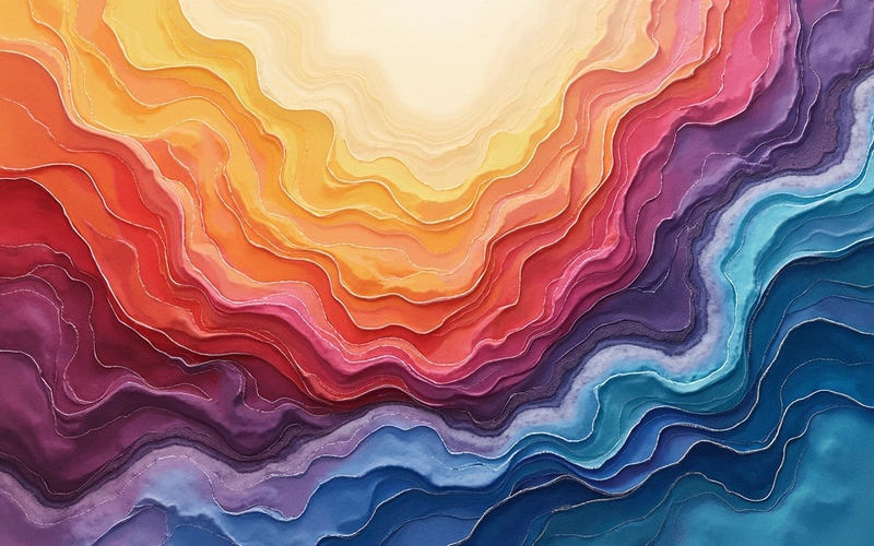 Abstract illustration of an article turned into a visual