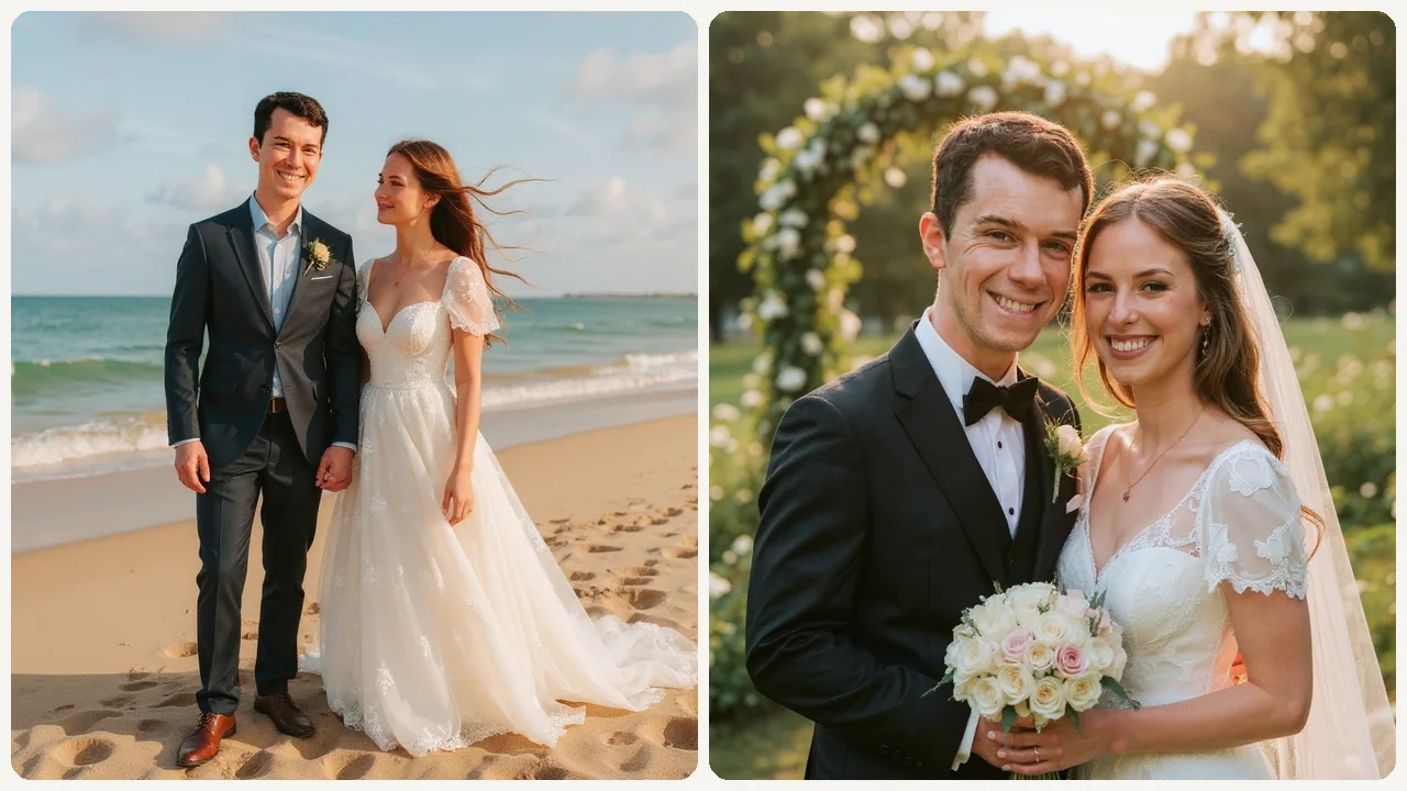 AI Wedding Photo Generator use case - Social Media and Content Sharing