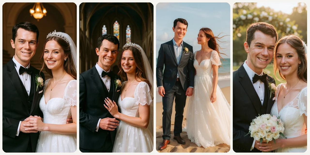 AI Wedding Photo Generator use case - Save-the-Date and Invitation Content