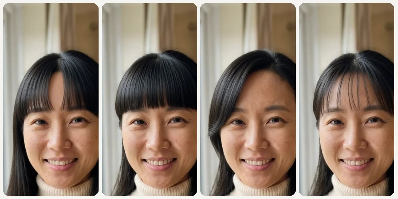 Bangs Filter use case - Social Media Try-On Content