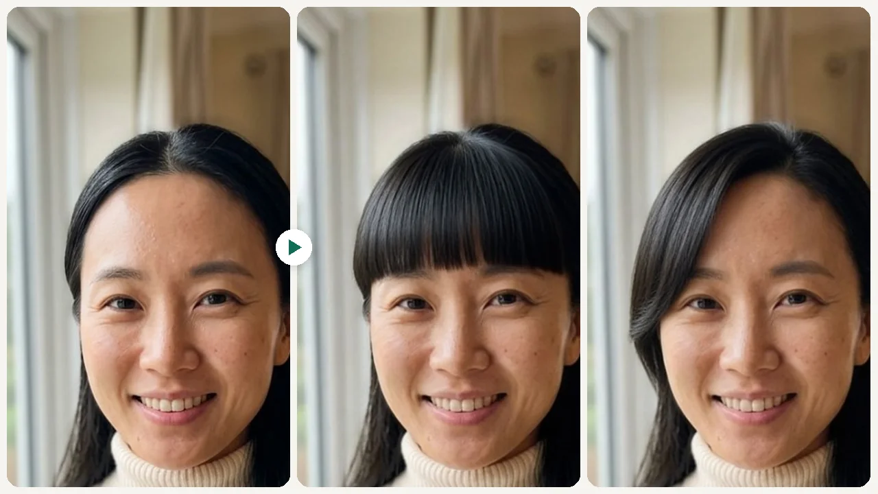 Bangs Filter use case - Before a Haircut Appointment