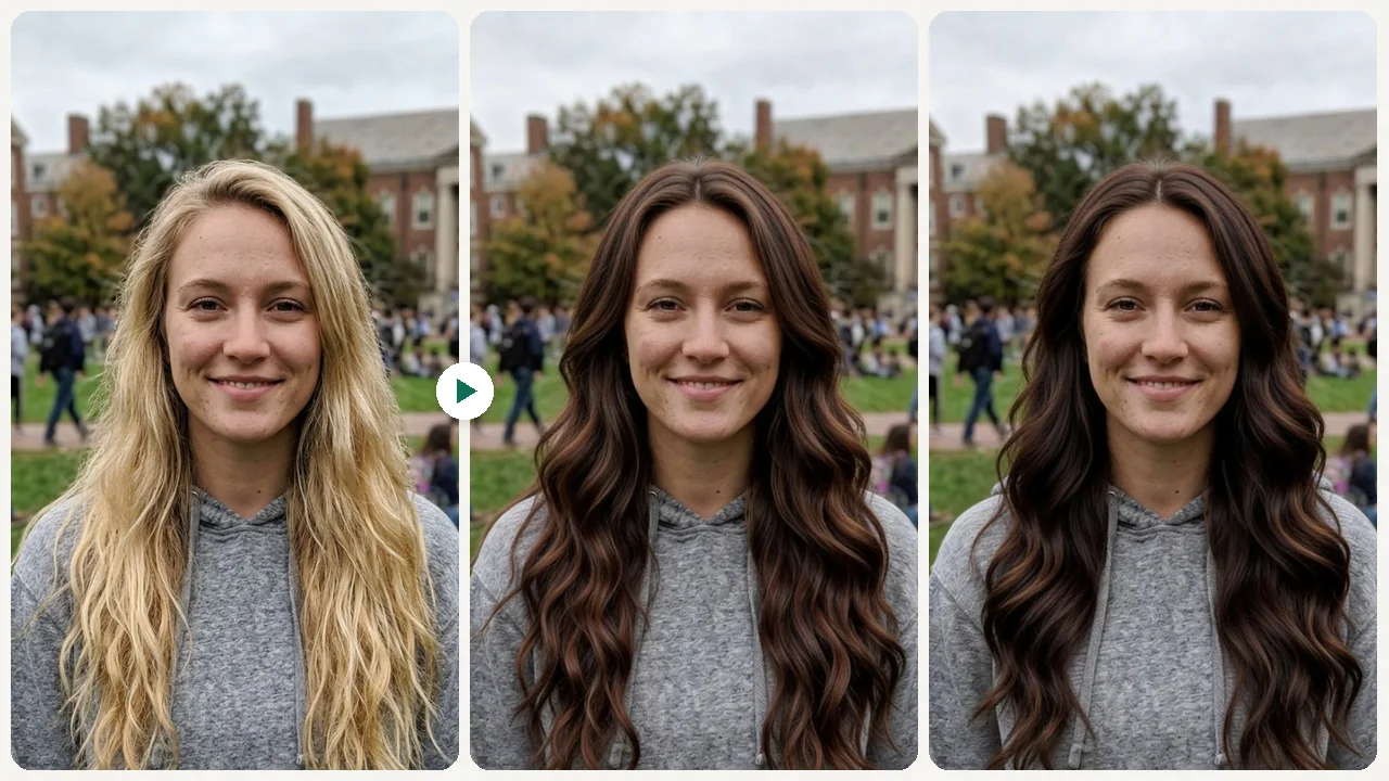 Brown Hair Filter use case - Pre-Color Consultation