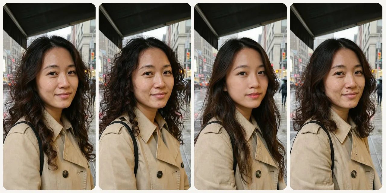 Curly Hair Filter use case - Curl Type Comparison