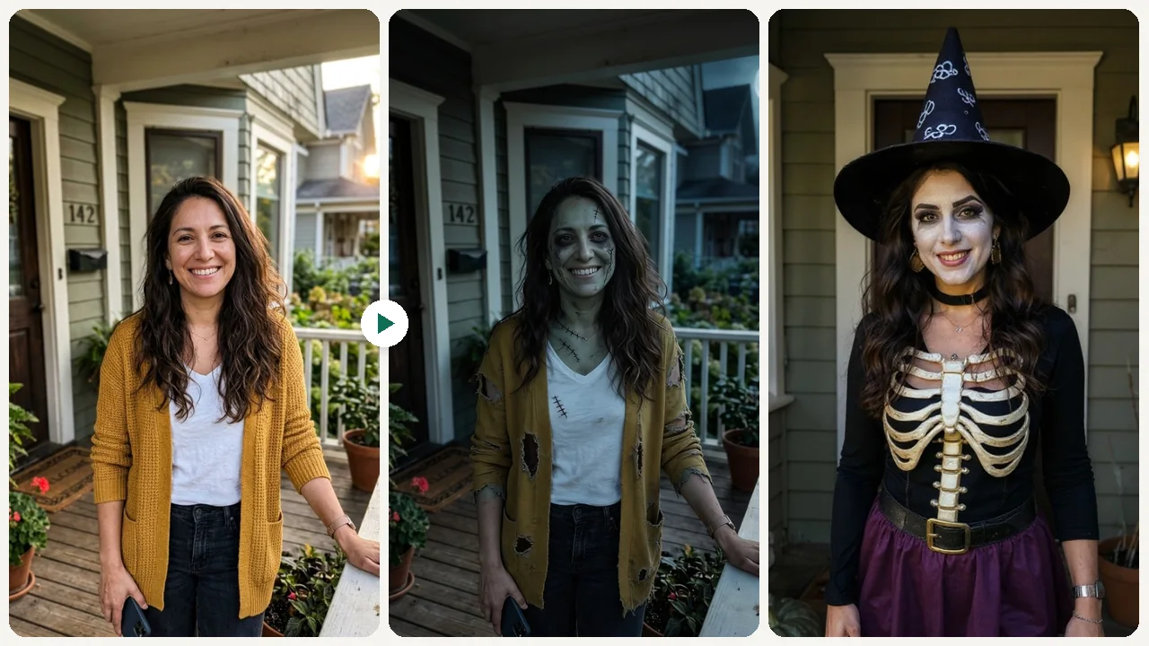 AI Halloween Photo Generator use case - Personal Halloween Portraits