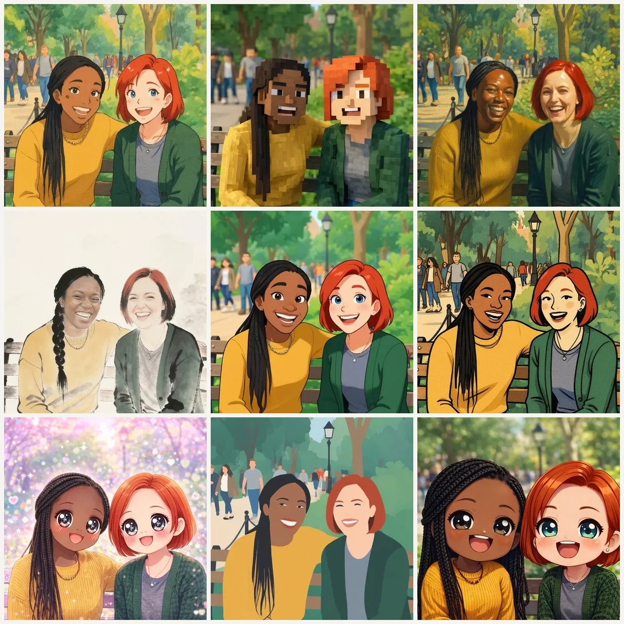 Step 2: Choose Cartoon Style