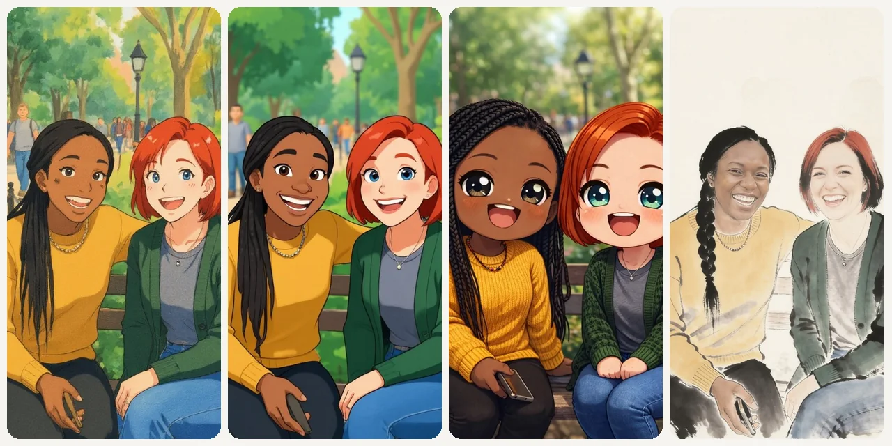 Free AI Photo to Cartoon Converter use case - Customized Gifts & Keepsakes