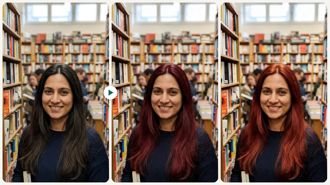Red Hair Filter use case - Pre-Coloring Shade Selection